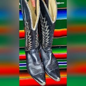 Texas Boot Co Steel Tip Western Cowboy Boot Womens 7 1/2